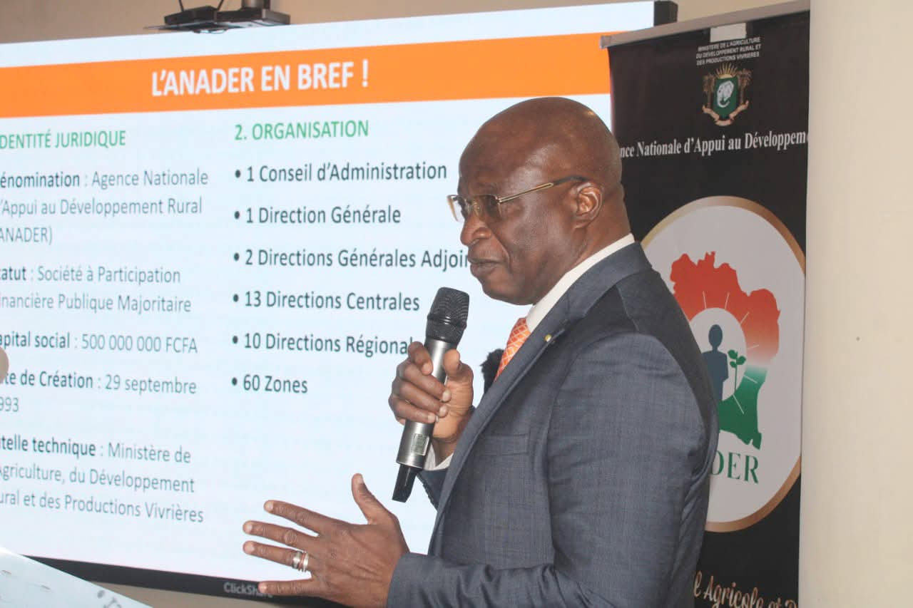 DÉVELOPPEMENT DE L'AGRICULTURE : L'ANADER FIXE SES PRIORITÉS POUR LA PÉRIODE 2026-2030