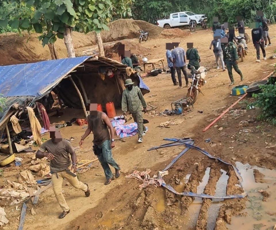 Orpaillage illégal : sept sites détruits à Kokumbo